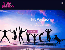 Tablet Screenshot of fitpassion.net